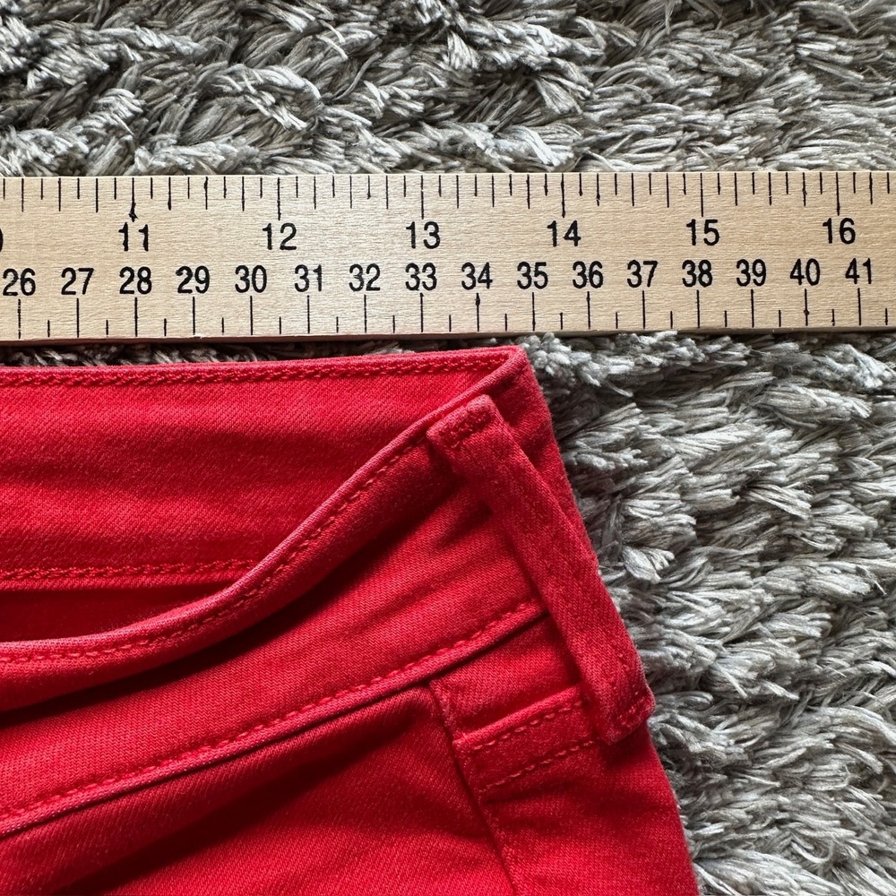 Old Navy Red Rockstar Mid-Rise Skinny Jeans Size 6 - Picture 7 of 8